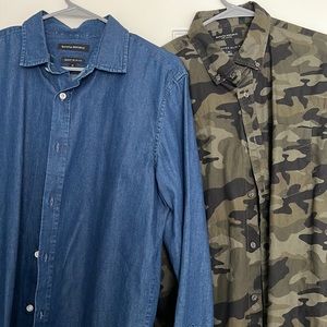 Selling two Banana Republic shirts, both $69